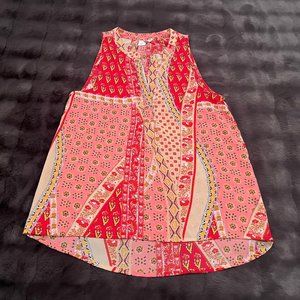 Let It Be Boho Sleeveless Top - Small (S)